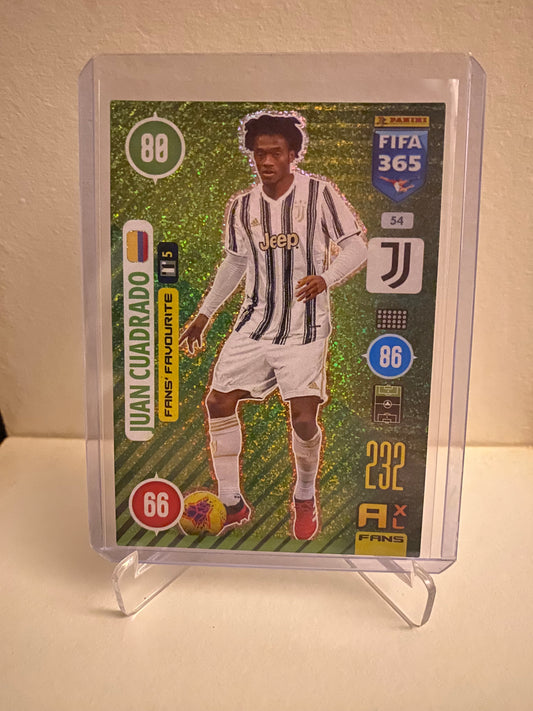 Panini Adrenalyn XL FIFA 365 2021 Juventus Juan Cuadrado Holofoil