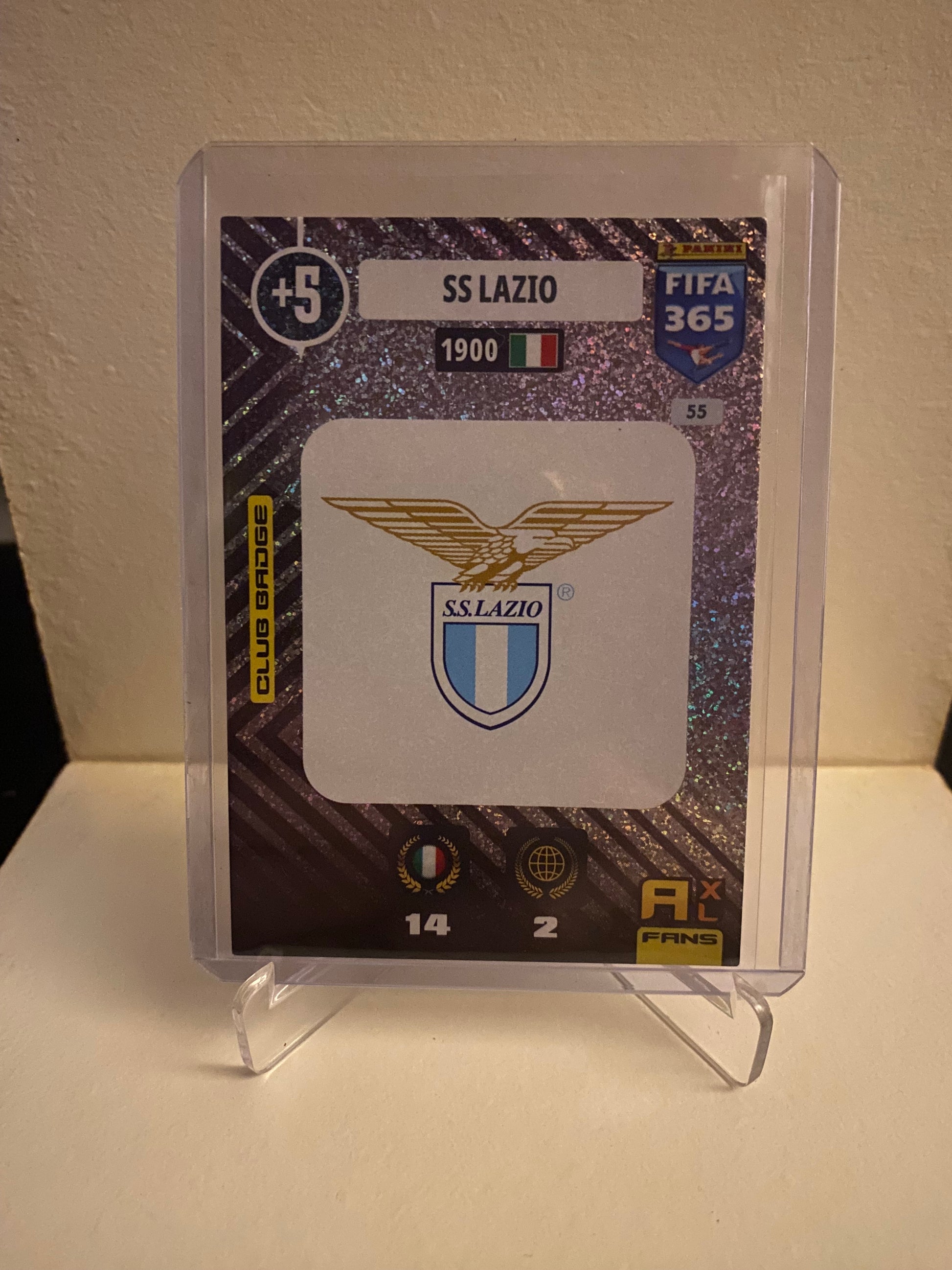 Fodbold kort Panini Adrenalyn XL FIFA 365 2021 - Lazio Emblem Holofoil - Pokedexet