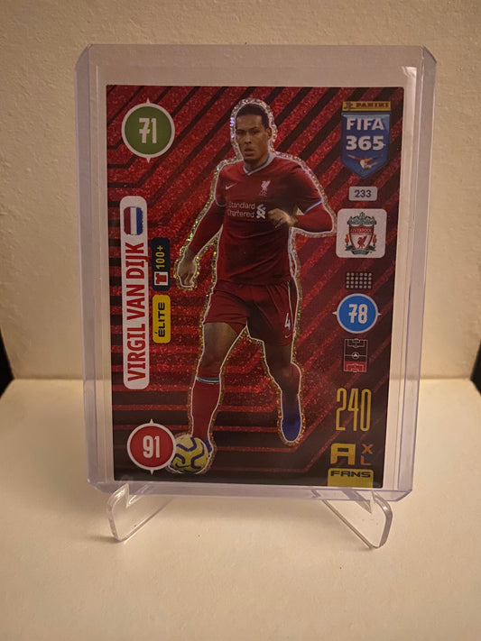 Panini Adrenalyn XL FIFA 365 2021 - Liverpool Virgil Van Dijk Holofoil - Pokedexet
