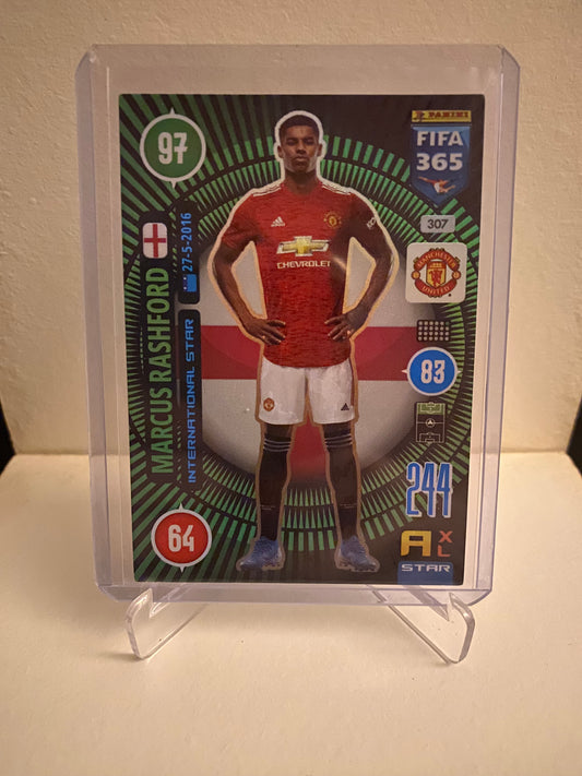 Panini Adrenalyn XL FIFA 365 2021 - Manchester United Marcus Rashford Holofoil - Pokedexet