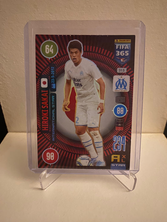 Panini Adrenalyn XL FIFA 365 2021 Marseille Hiroki Sakai Holofoil