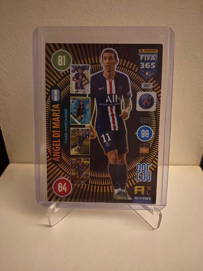Fodbold kort Panini Adrenalyn XL FIFA 365 2021 - Paris Saint Germain Angel Di Maria Holofoil - Pokedexet