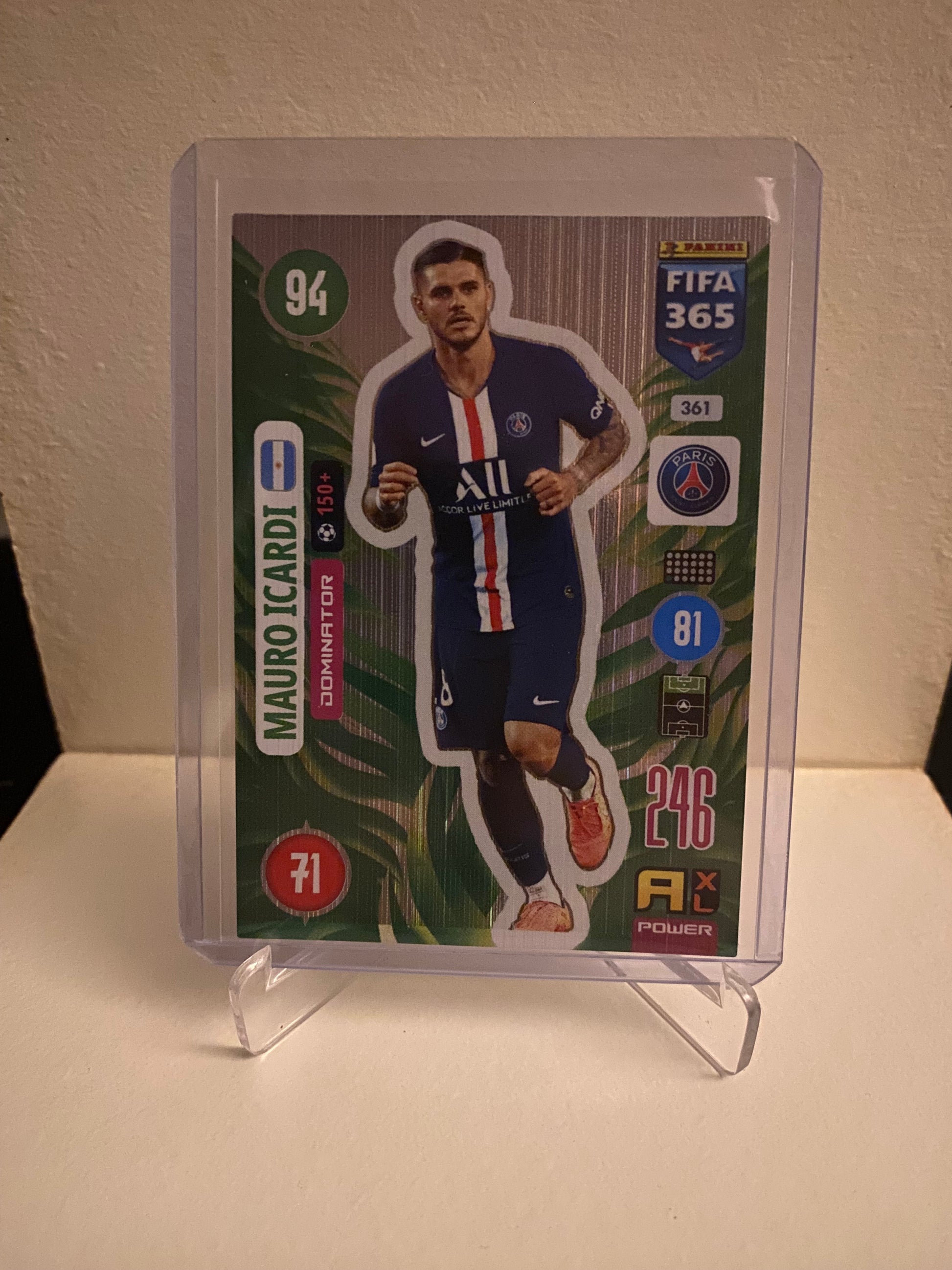 Fodbold kort Panini Adrenalyn XL FIFA 365 2021 - Paris Saint Germain Mauro Icardi Holofoil - Pokedexet