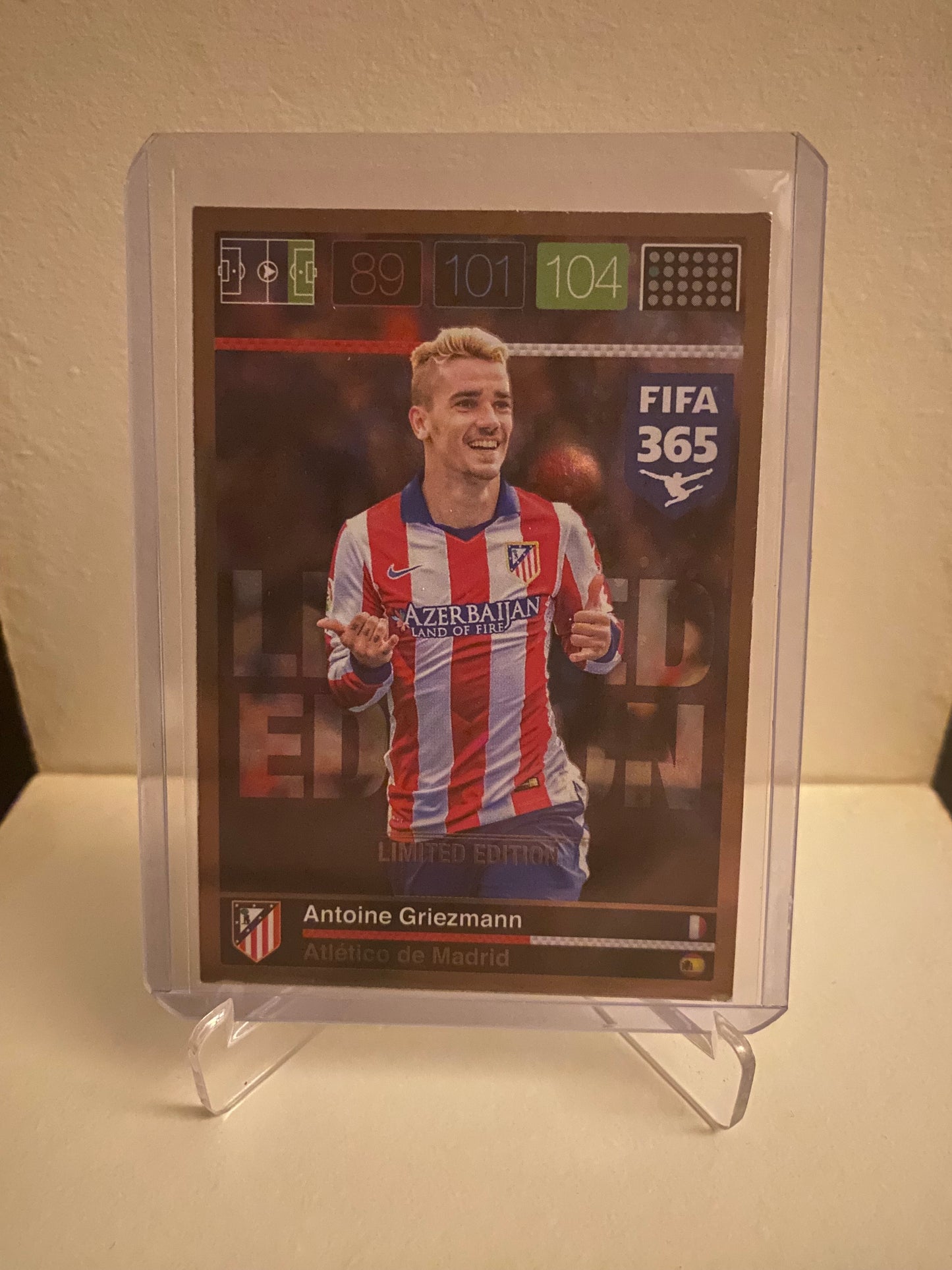 Panini Adrenalyn XL FIFA 365 - Atletico Madrid Antonio Griezmann Holofoil - Pokedexet
