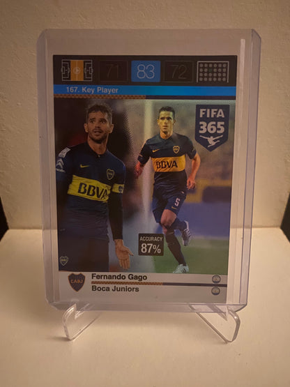 Panini Adrenalyn XL FIFA 365 - Boca Juniors Fernando Gago Holofoil - Pokedexet