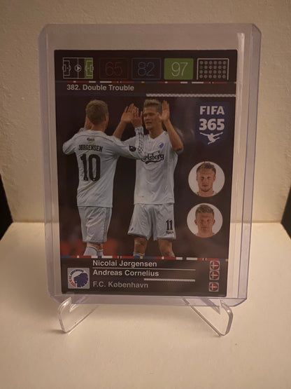 Panini Adrenalyn XL FIFA 365 - FC København Nicolai Jørgensen/Andreas Cornelius Holofoil - Pokedexet