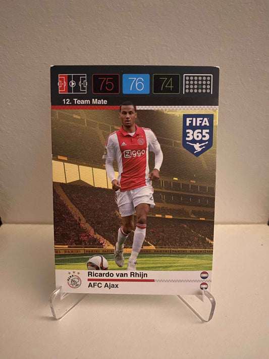 Fodbold kort Panini Adrenalyn XL FIFA 365 Nordic Edition 2015 - Ajax Ricardo Van Rhijn - Pokedexet