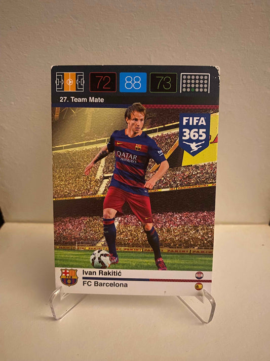Fodbold kort Panini Adrenalyn XL FIFA 365 Nordic Edition 2015 - Barcelona Ivan Rakitic - Pokedexet