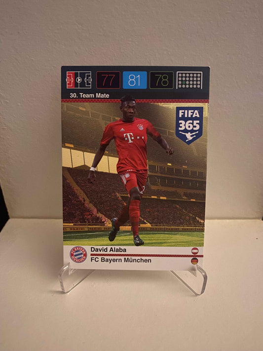 Fodbold kort Panini Adrenalyn XL FIFA 365 Nordic Edition 2015 - Bayern München David Alaba - Pokedexet