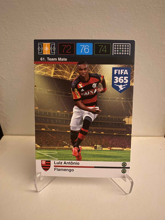 Fodbold kort Panini Adrenalyn XL FIFA 365 Nordic Edition 2015 - Flamengo Luiz Antonio - Pokedexet