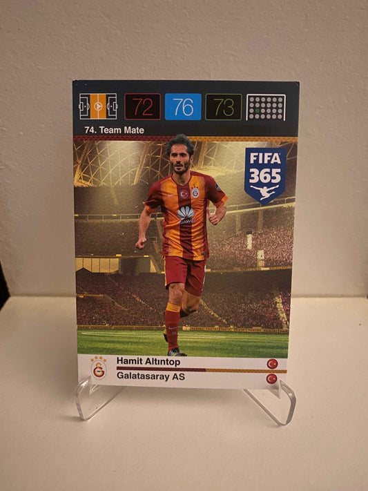 Fodbold kort Panini Adrenalyn XL FIFA 365 Nordic Edition 2015 - Galatasaray Hamit Altintop - Pokedexet