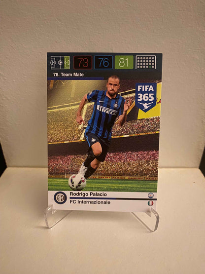 Fodbold kort Panini Adrenalyn XL FIFA 365 Nordic Edition 2015 - Inter Rodrigo Palacio - Pokedexet