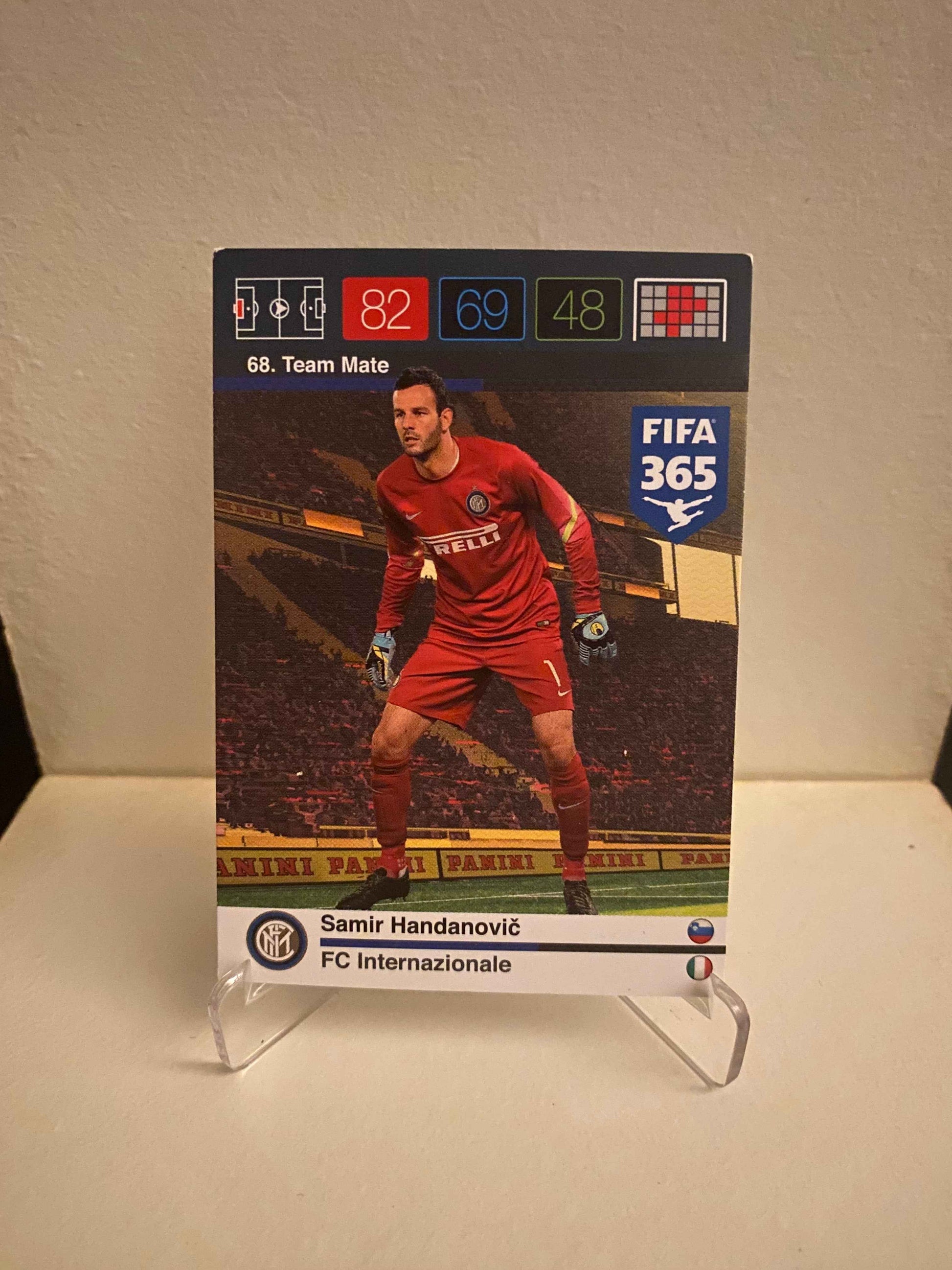 Fodbold kort Panini Adrenalyn XL FIFA 365 Nordic Edition 2015 - Inter Samir Handanovic - Pokedexet