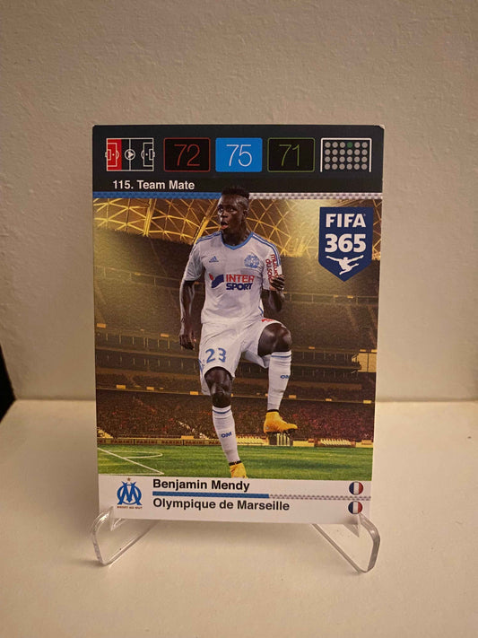 Fodbold kort Panini Adrenalyn XL FIFA 365 Nordic Edition 2015 - Marseille Benjamin mendy - Pokedexet