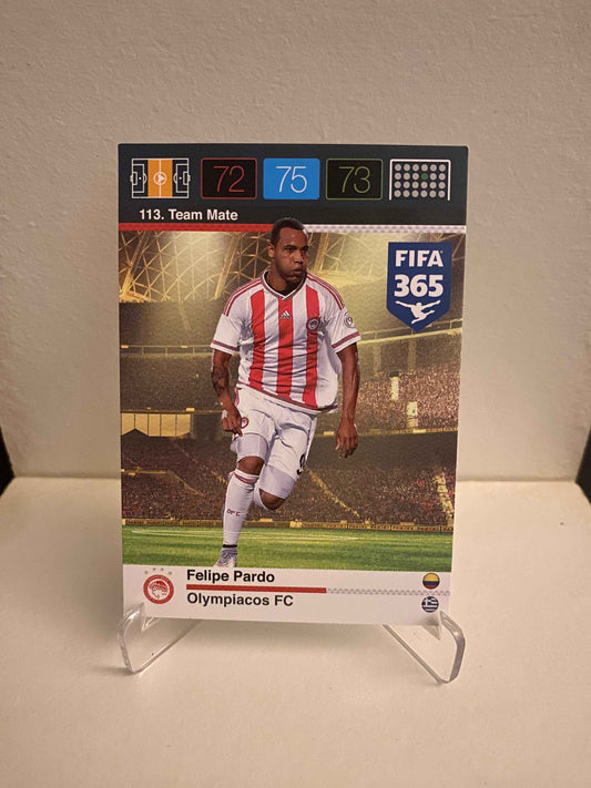 Fodbold kort Panini Adrenalyn XL FIFA 365 Nordic Edition 2015 - Olympiakos Felipe Pardo - Pokedexet