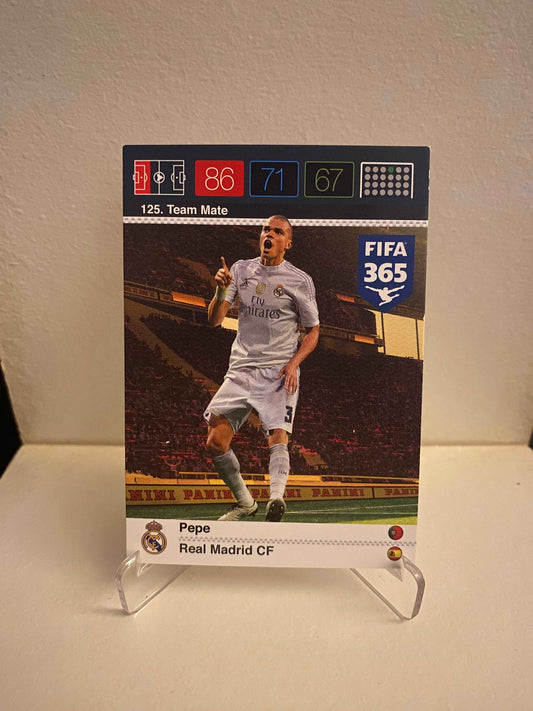 Fodbold kort Panini Adrenalyn XL FIFA 365 Nordic Edition 2015 - Real Madrid Pepe - Pokedexet
