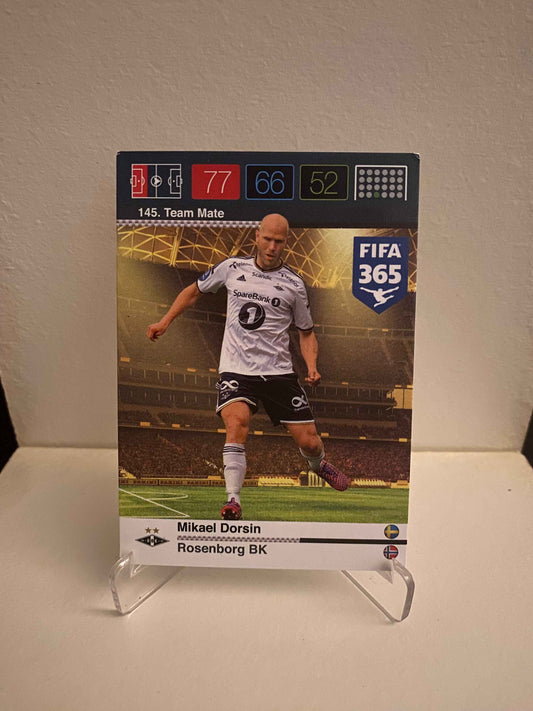 Fodbold kort Panini Adrenalyn XL FIFA 365 Nordic Edition 2015 - Rosenborg BK Mikael Dorsin - Pokedexet