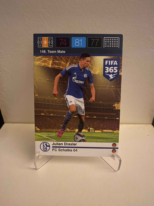 Fodbold kort Panini Adrenalyn XL FIFA 365 Nordic Edition 2015 - Schalke 04 Julian Draxler - Pokedexet