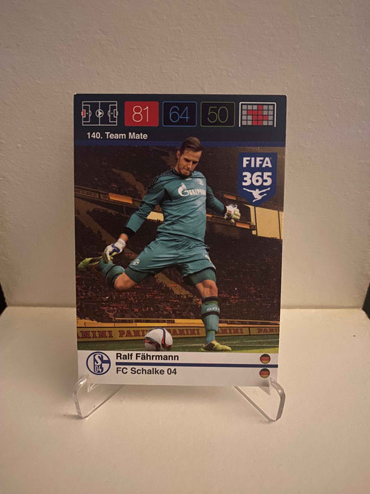 Fodbold kort Panini Adrenalyn XL FIFA 365 Nordic Edition 2015 - Schalke 04 Ralf Fahrmann - Pokedexet