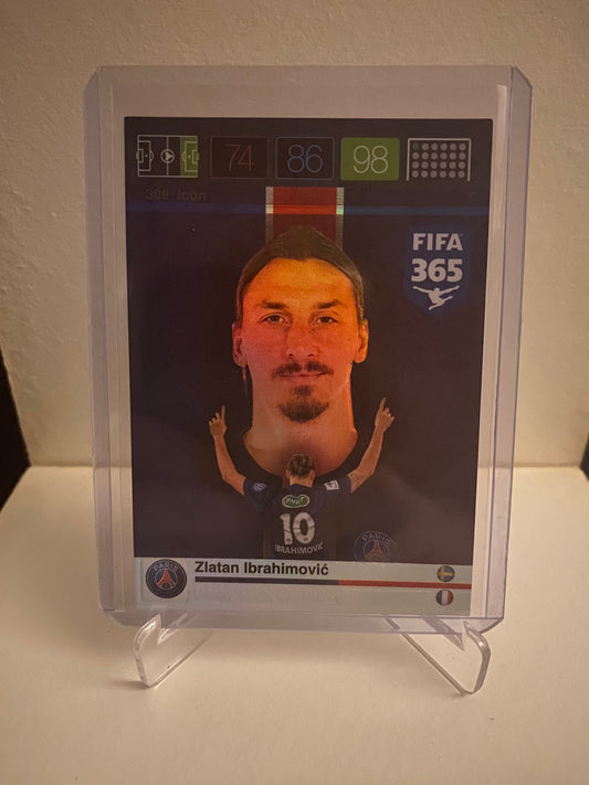 Panini Adrenalyn XL FIFA 365 Paris Saint Germain Zlatan Ibrahimovic Holofoil