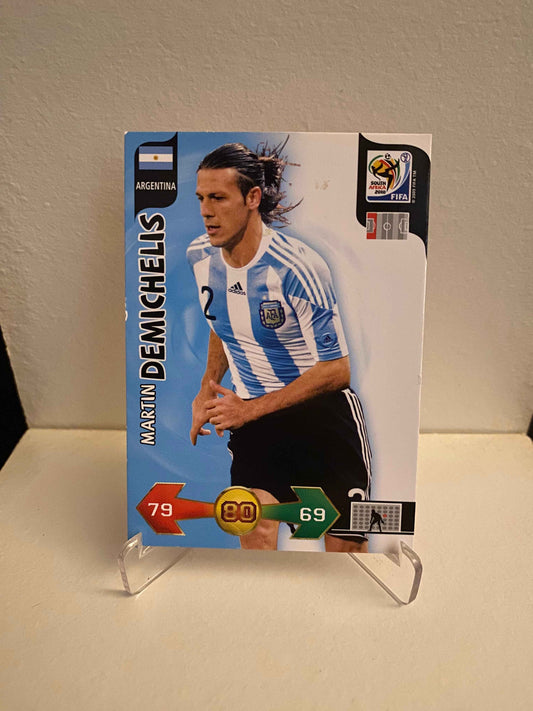 Fodbold kort Panini Adrenalyn XL FIFA World Cup 2010 - Argentina Martin Demichelis - Pokedexet