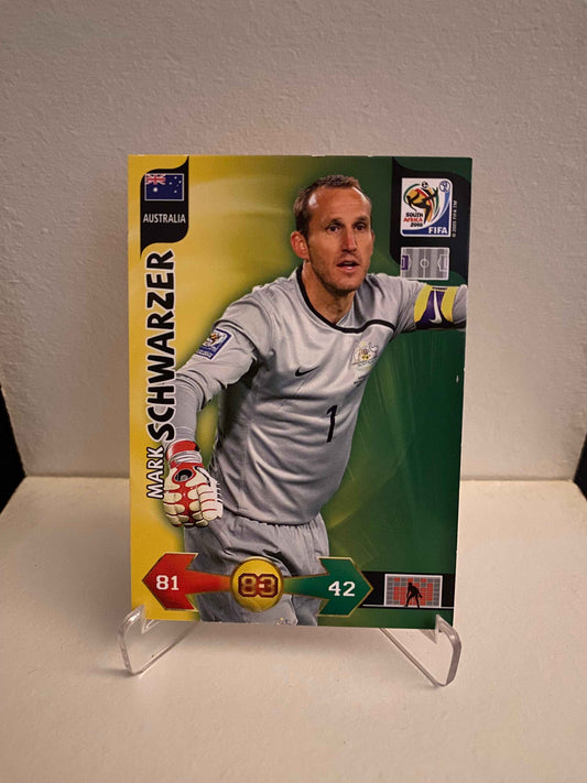 Fodbold kort Panini Adrenalyn XL FIFA World Cup 2010 - Australien Mark Schwarzer - Pokedexet