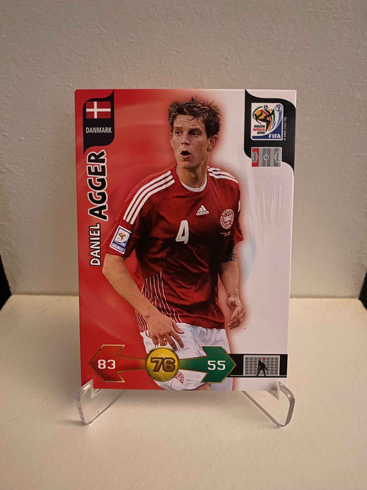 Fodbold kort Panini Adrenalyn XL FIFA World Cup 2010 - Danmark Daniel Agger - Pokedexet