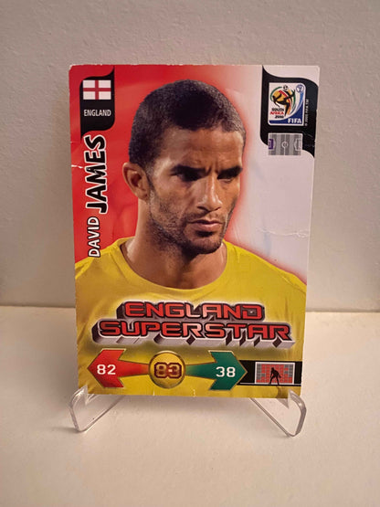 Fodbold kort Panini Adrenalyn XL FIFA World Cup 2010 - England David James - Pokedexet