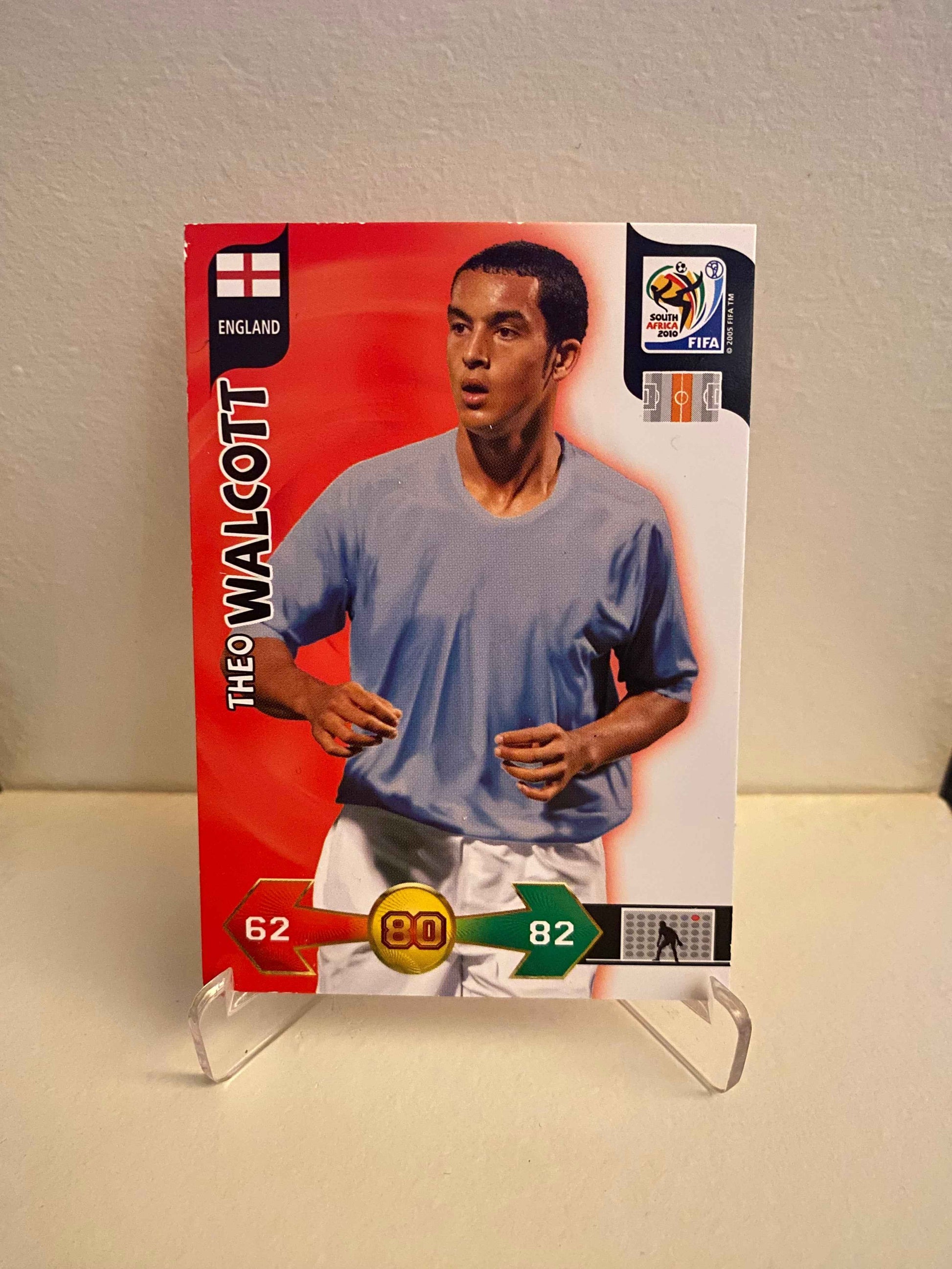 Fodbold kort Panini Adrenalyn XL FIFA World Cup 2010 - England Theo Walcott - Pokedexet