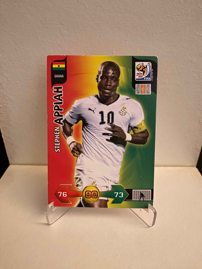 Fodbold kort Panini Adrenalyn XL FIFA World Cup 2010 - Ghana Stephen Appiah - Pokedexet