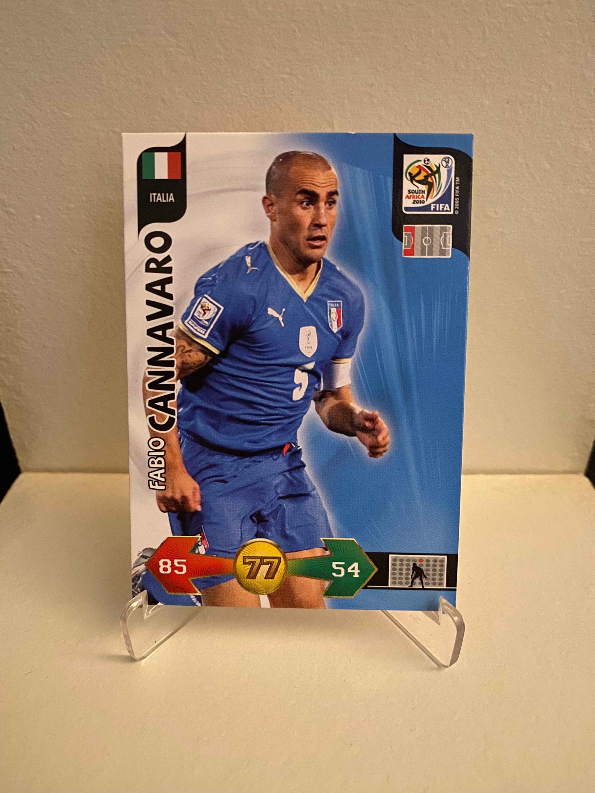 Fodbold kort Panini Adrenalyn XL FIFA World Cup 2010 - Italien Fabio Cannavaro - Pokedexet