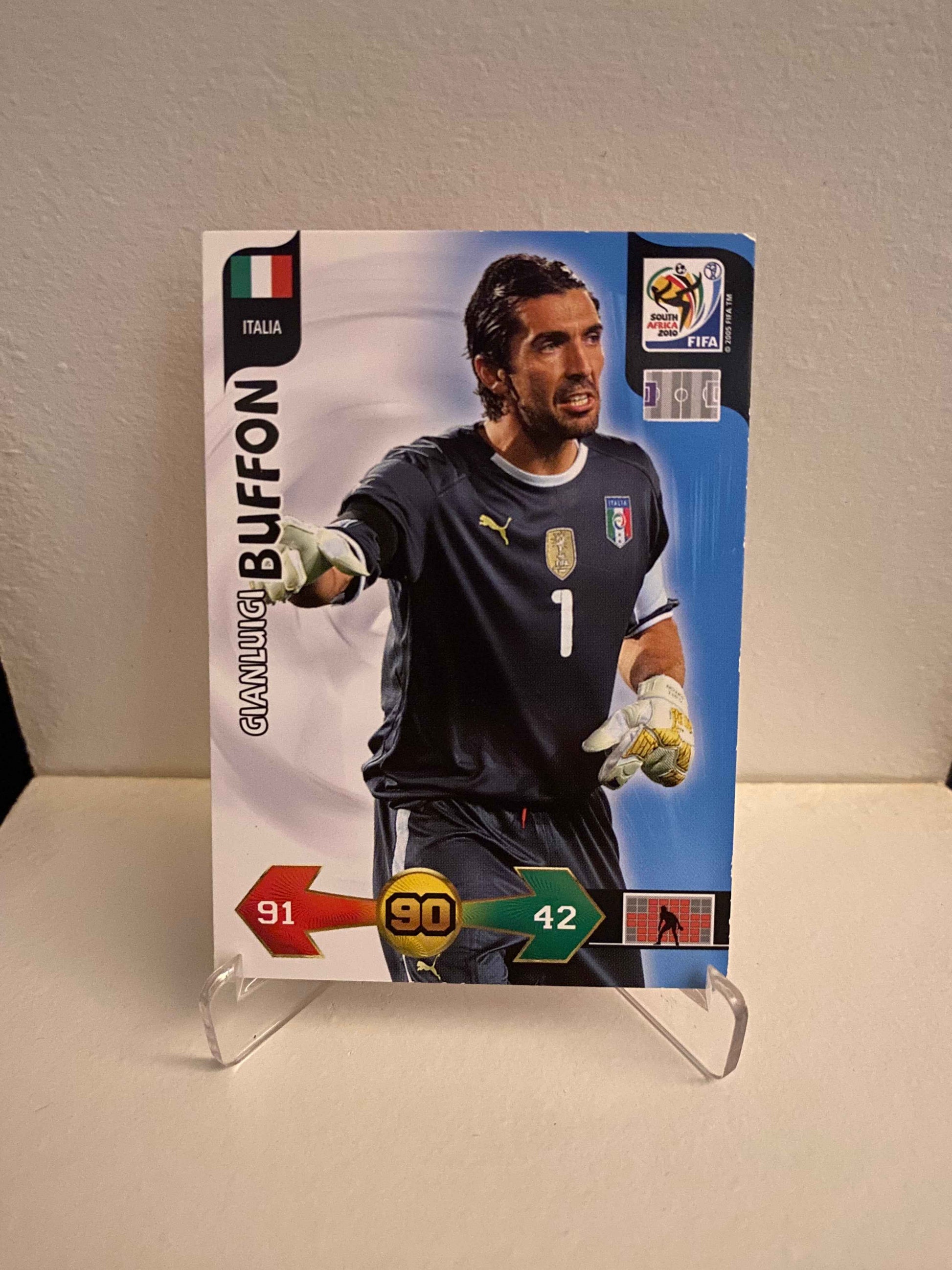 Fodbold kort Panini Adrenalyn XL FIFA World Cup 2010 - Italien Gianluigi Buffon - Pokedexet