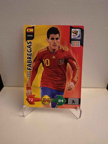 Fodbold kort Panini Adrenalyn XL FIFA World Cup 2010 - Spanien Cesc Fabregas - Pokedexet