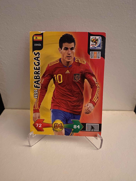 Fodbold kort Panini Adrenalyn XL FIFA World Cup 2010 - Spanien Cesc Fabregas - Pokedexet