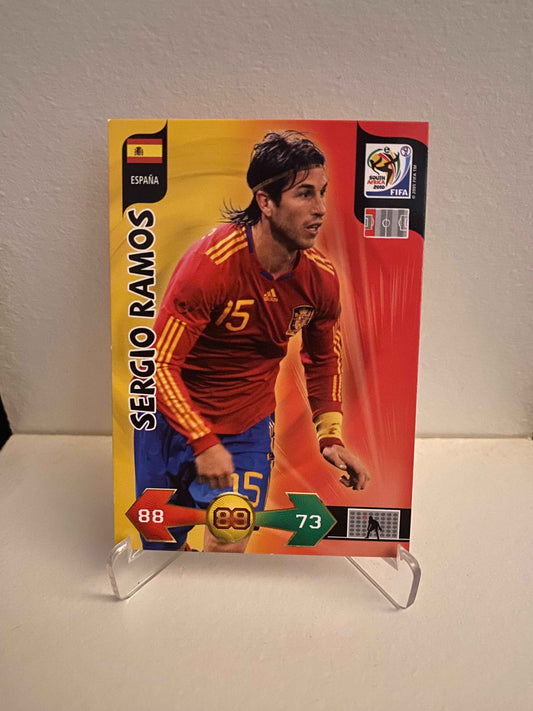 Fodbold kort Panini Adrenalyn XL FIFA World Cup 2010 - Spanien Sergio Ramos - Pokedexet