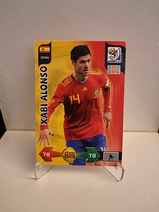 Fodbold kort Panini Adrenalyn XL FIFA World Cup 2010 - Spanien Xabi Alonso - Pokedexet