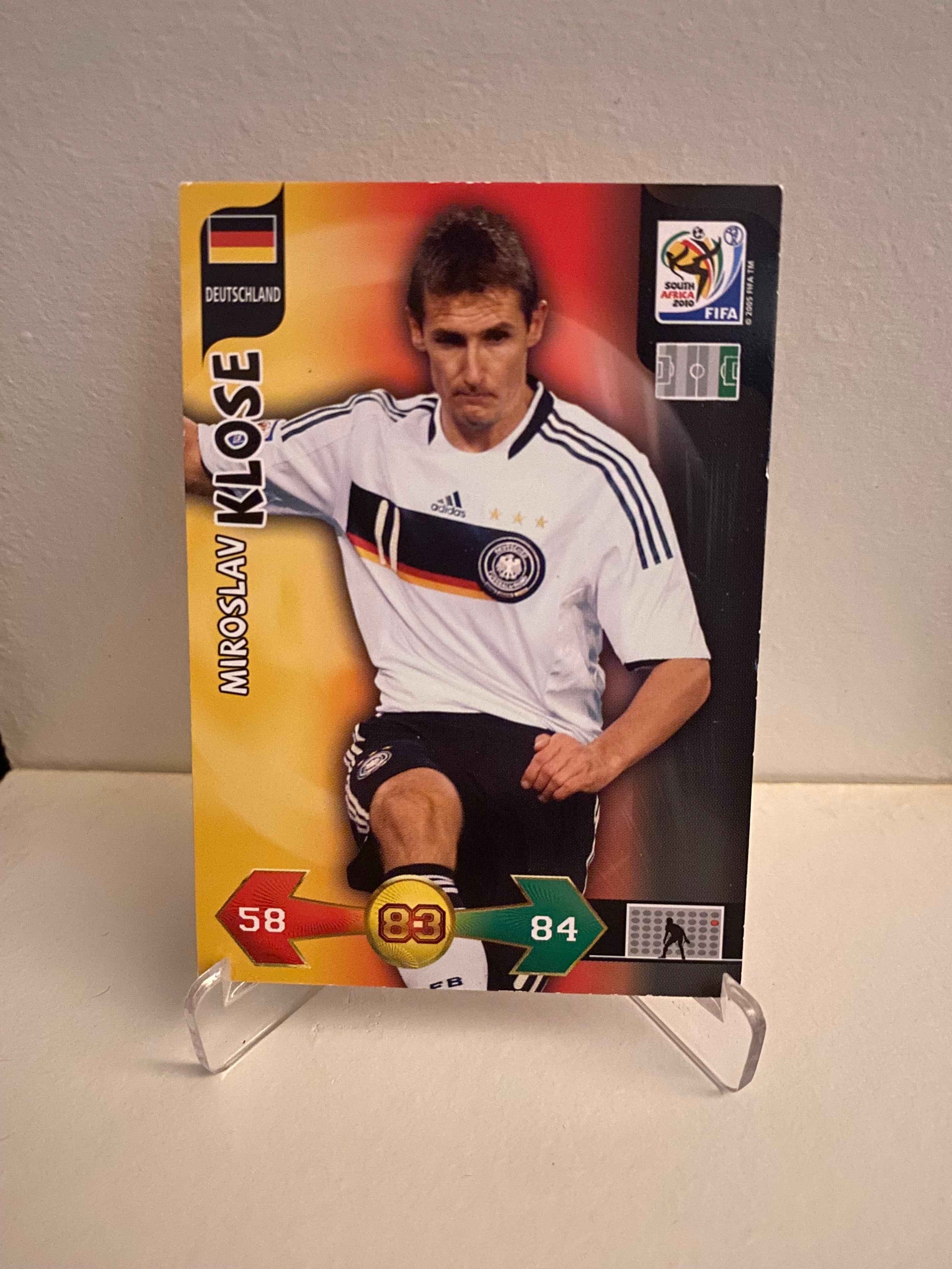 Fodbold kort Panini Adrenalyn XL FIFA World Cup 2010 - Tyskland Miroslav Klose - Pokedexet