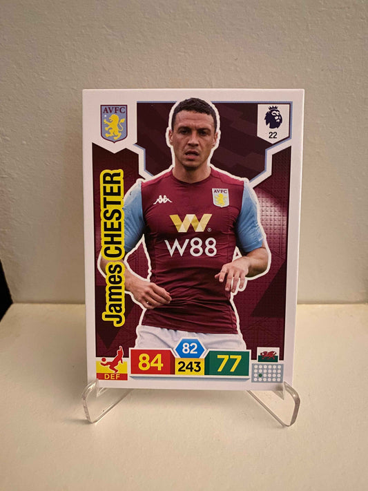 Fodbold kort Panini Adrenalyn XL Premier League 2019/2020 - Aston Villa James Chester - Pokedexet