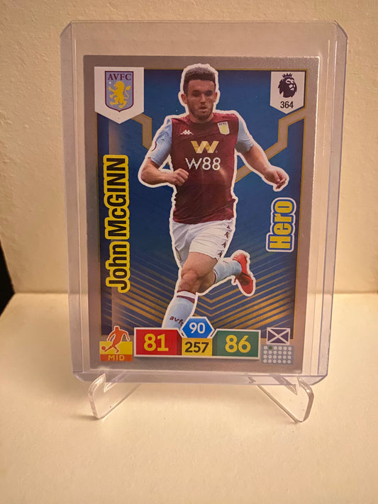 Panini Adrenalyn XL Premier League 2019/2020 Aston Villa John Mcginn Holofoil
