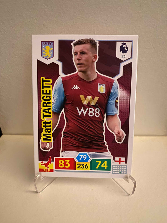 Fodbold kort Panini Adrenalyn XL Premier League 2019/2020 - Aston Villa Matt Targett - Pokedexet
