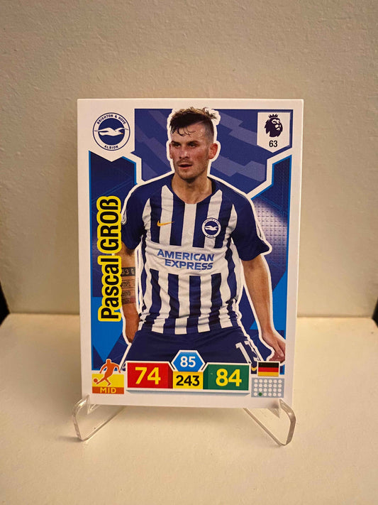 Fodbold kort Panini Adrenalyn XL Premier League 2019/2020 - Brighton Pascal Gross - Pokedexet