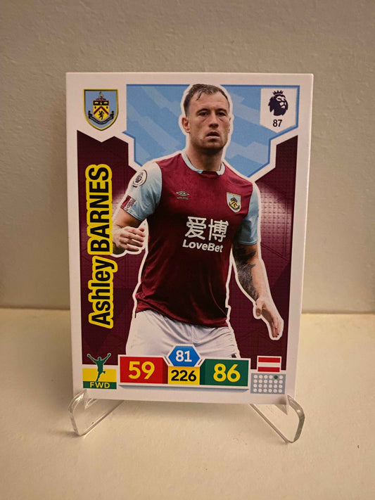Fodbold kort Panini Adrenalyn XL Premier League 2019/2020 - Burnley Ashley barnes - Pokedexet