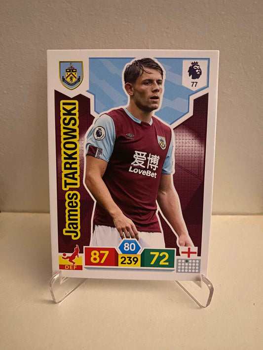 Fodbold kort Panini Adrenalyn XL Premier League 2019/2020 - Burnley James Tarkowski - Pokedexet
