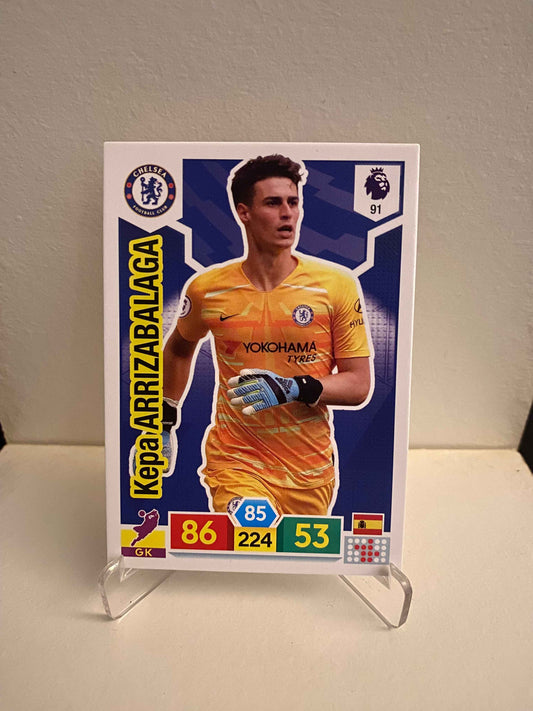 Fodbold kort Panini Adrenalyn XL Premier League 2019/2020 - Chelsea Kepa Arrizabalaga - Pokedexet
