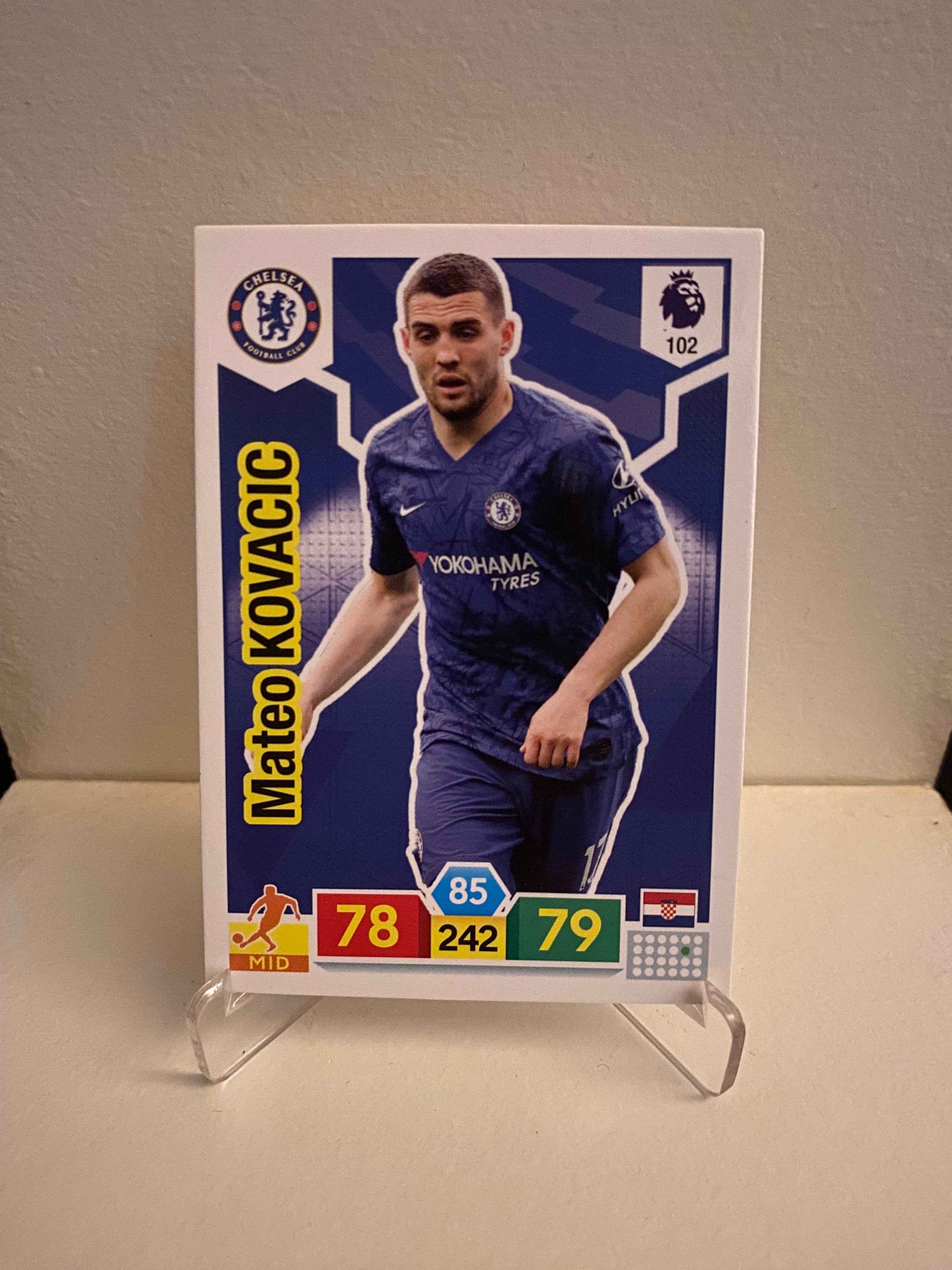 Fodbold kort Panini Adrenalyn XL Premier League 2019/2020 - Chelsea Mateo Kovacic - Pokedexet