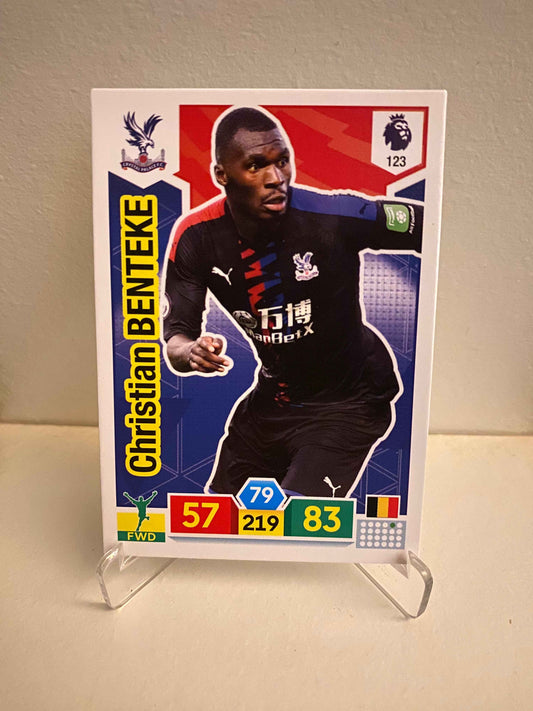 Fodbold kort Panini Adrenalyn XL Premier League 2019/2020 - Crystal Christian Benteke - Pokedexet