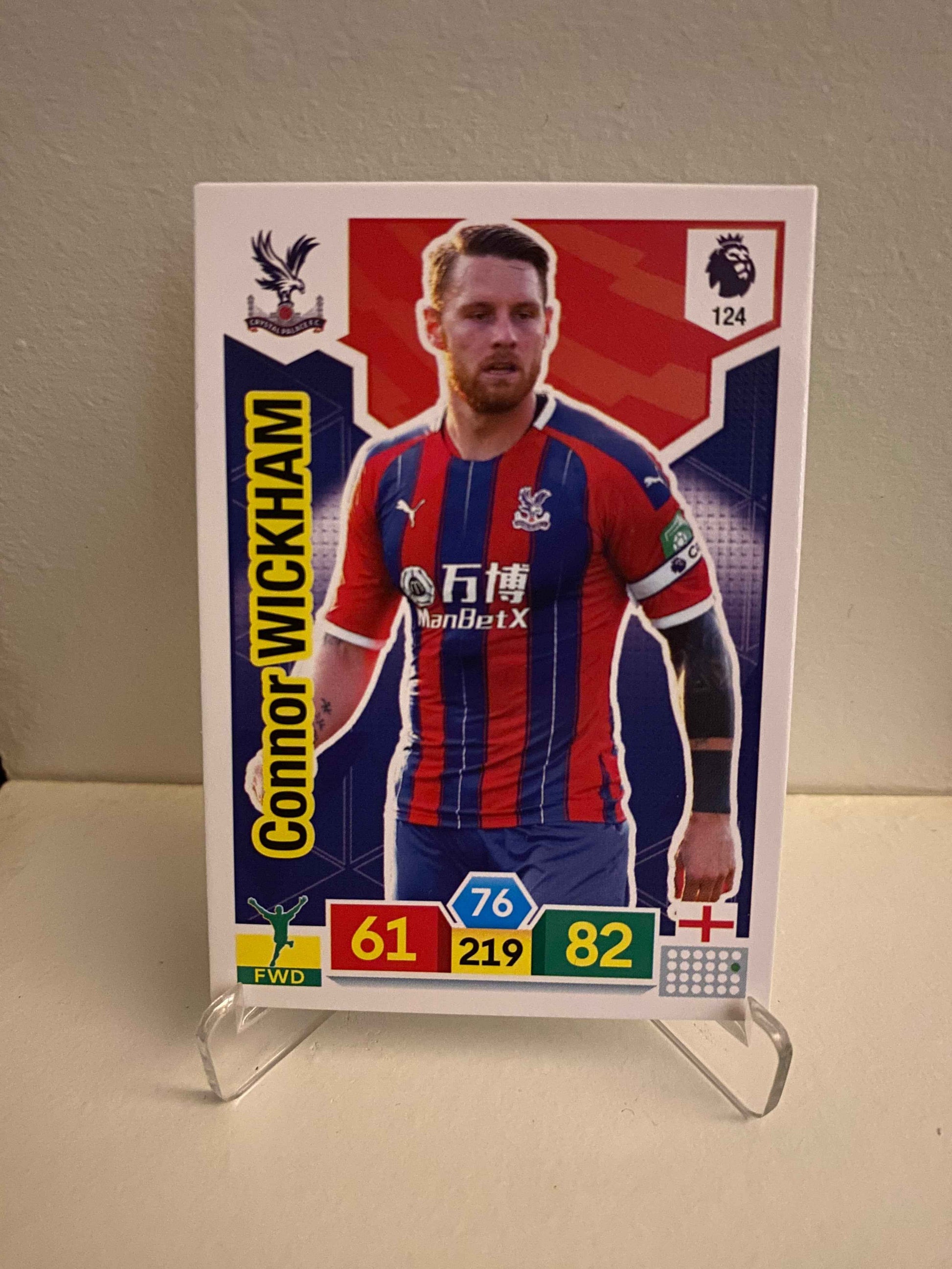 Fodbold kort Panini Adrenalyn XL Premier League 2019/2020 - Crystal Palace Connor Wickham - Pokedexet