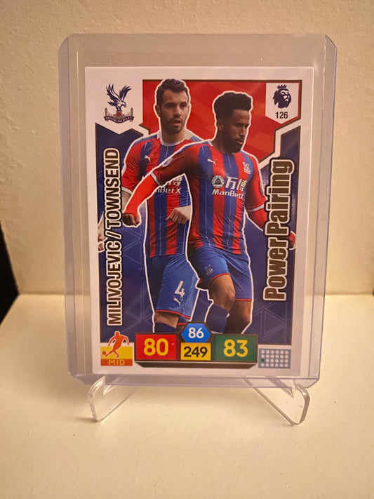Panini Adrenalyn XL Premier League 2019/2020 Crystal Palace Milivojevic/Townsend Holofoil