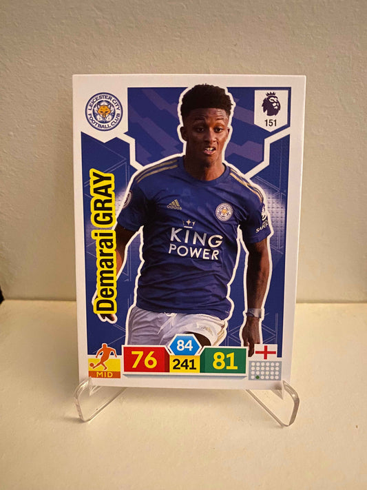 Fodbold kort Panini Adrenalyn XL Premier League 2019/2020 - Leicester City Demarai Gray - Pokedexet