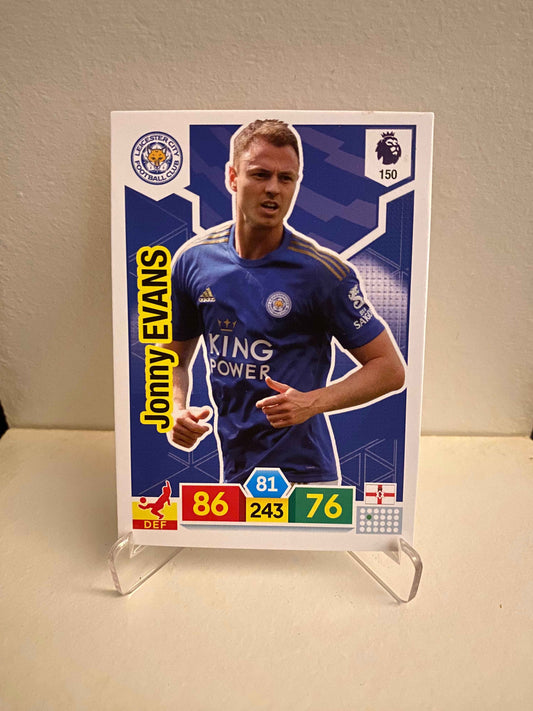 Fodbold kort Panini Adrenalyn XL Premier League 2019/2020 - Leicester City Jonny Evans - Pokedexet